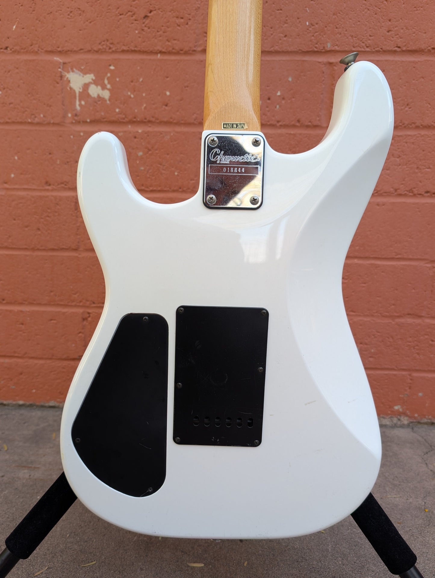 Def Leppard Signed Charvette by Charvel Model 200 (ca. 1990 | Made in Japan) Snow White Electric Guitar
