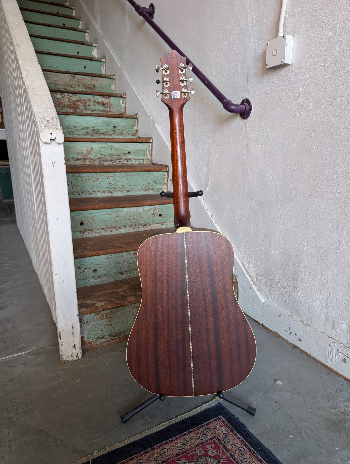 Epiphone DR-500 MNS Masterbuilt Acoustic Guitar (2010s) with Case